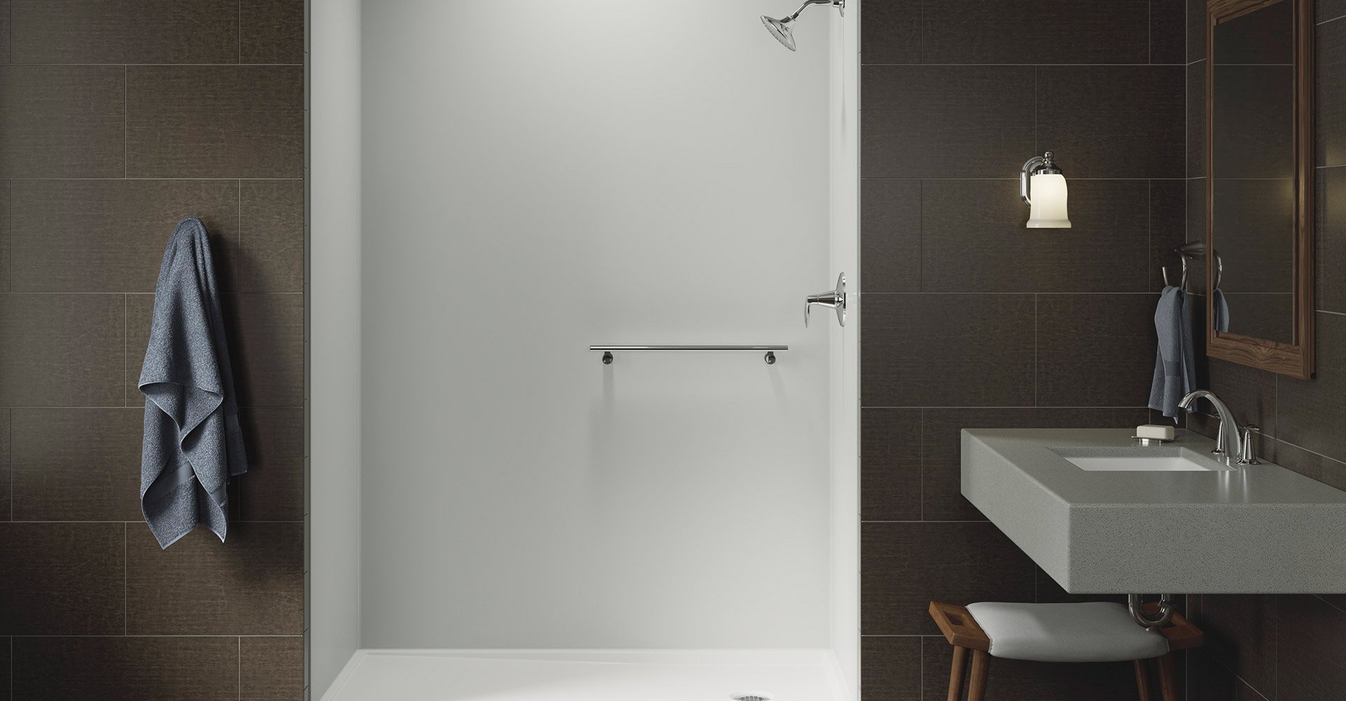 Shower Installation, KOHLER® Choreograph Dreamstyle Remodeling